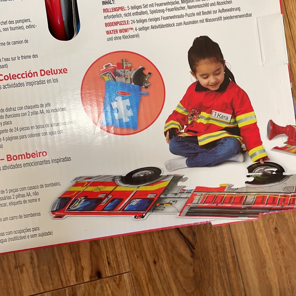Melissa & Doug Fire Fighter Costume & Deluxe Collection - Picture 7 of 9